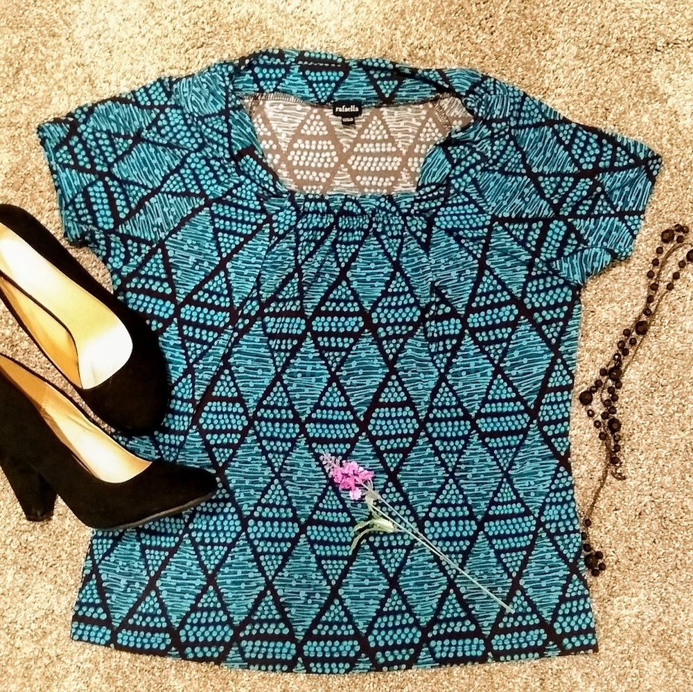 Women's turquoise blouse